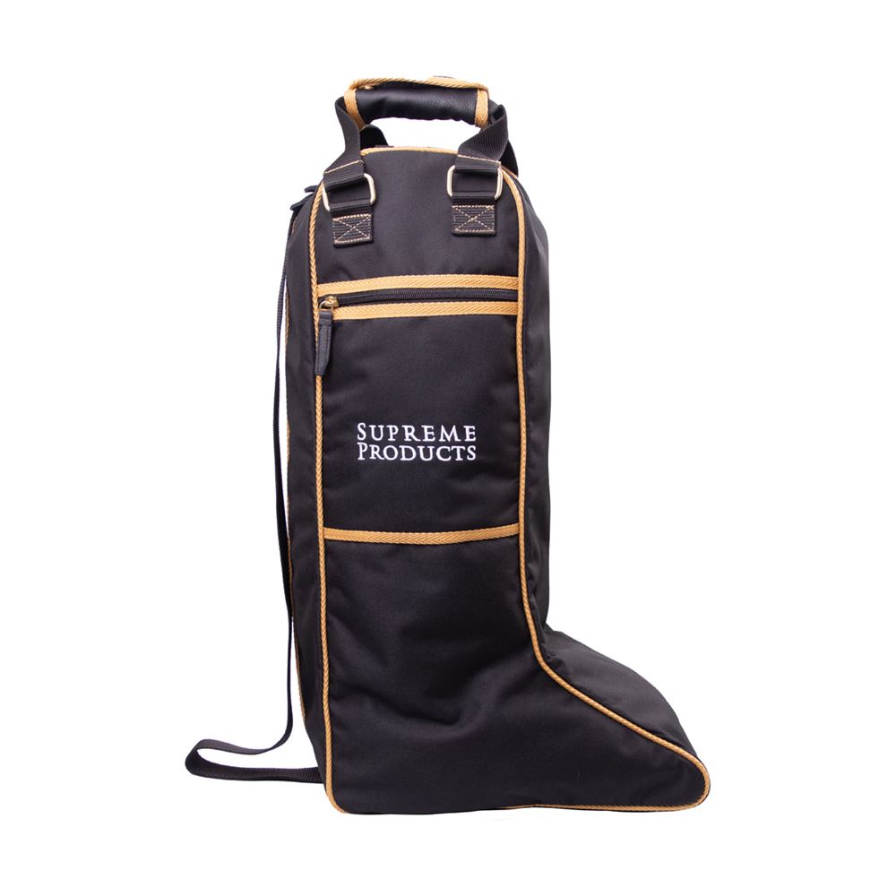 Supreme Products Pro Groom Riding Boot Bag (Black/Gold)