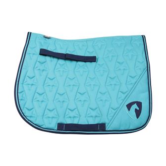 Hy Equestrian Belton Saddle Pad (Teal/Navy)