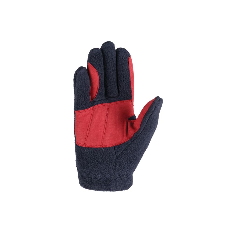 Riding Star Collection Fleece Riding Gloves by Little Rider (Navy/Burgundy)