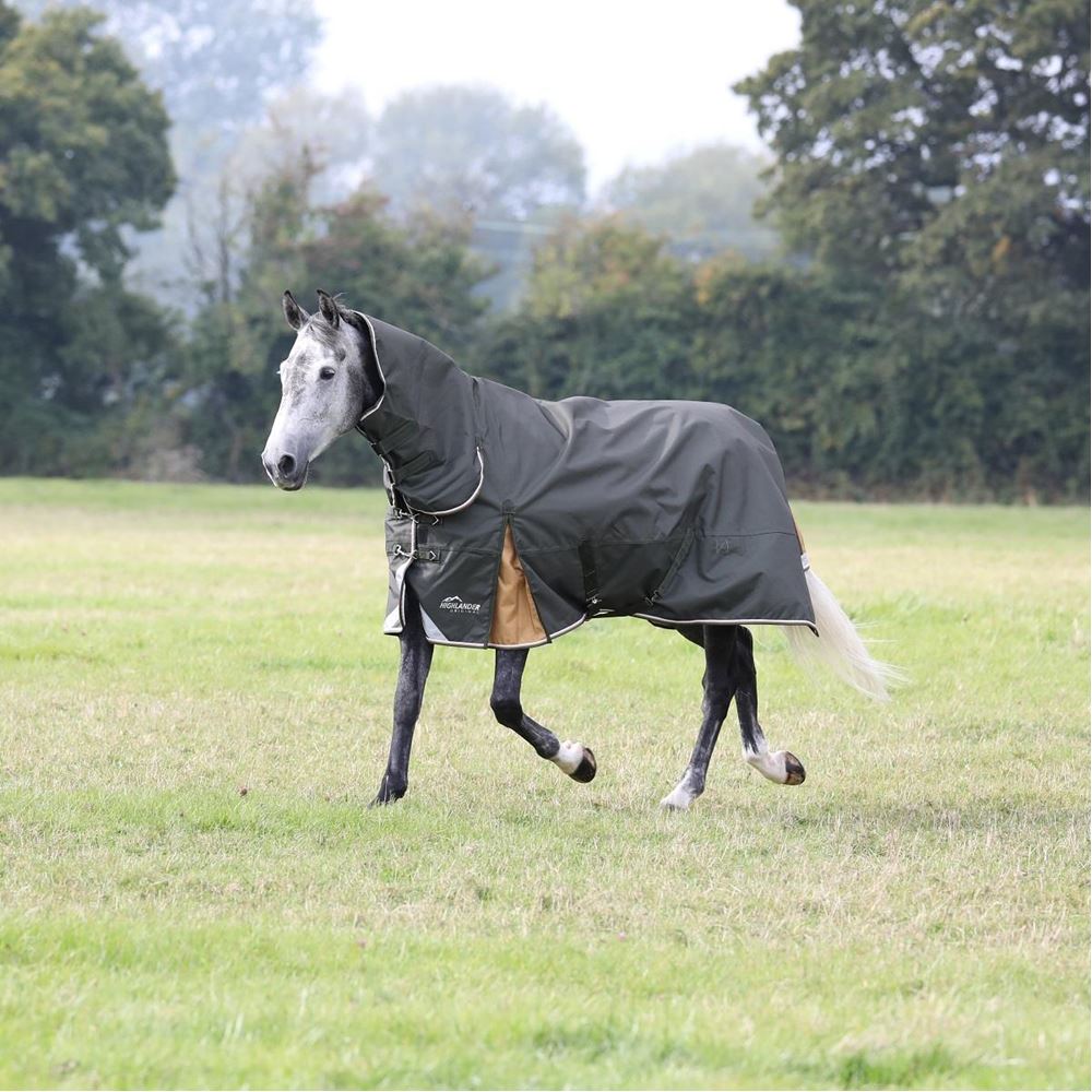 Shires Highlander Plus 50 Combo Turnout Rug (Green)