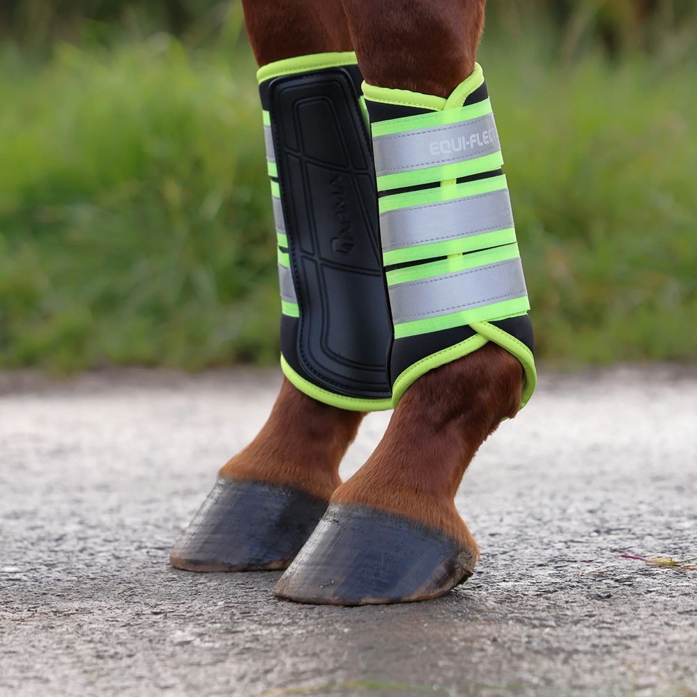 Shires Arma Equi-Flector Brushing Boots (Yellow)