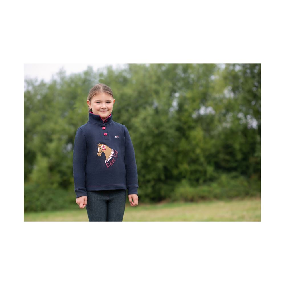 Riding Star Collection Jumper by Little Rider (Navy/Burgundy)