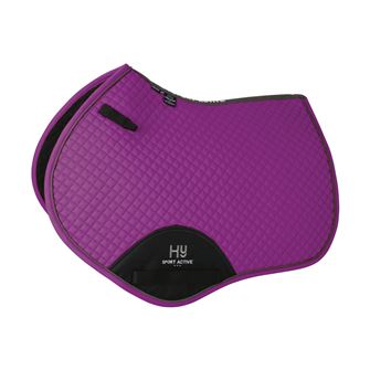 Hy Sport Active Close Contact Saddle Pad (Amethyst Purple)