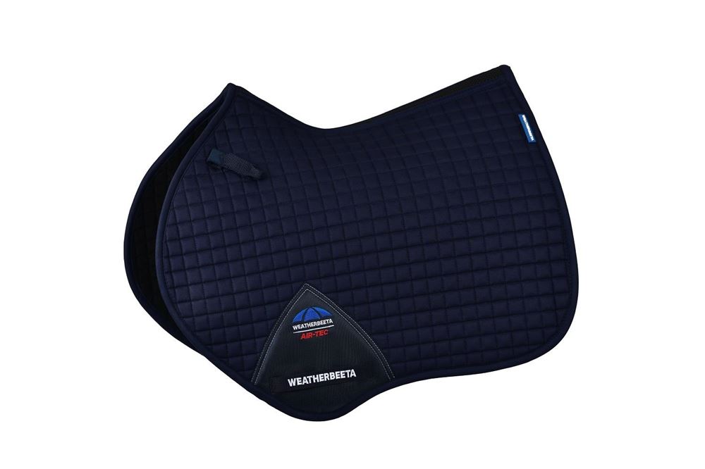 Weatherbeeta Prime Air-Tec Jump Shaped Saddle Pad (Navy)