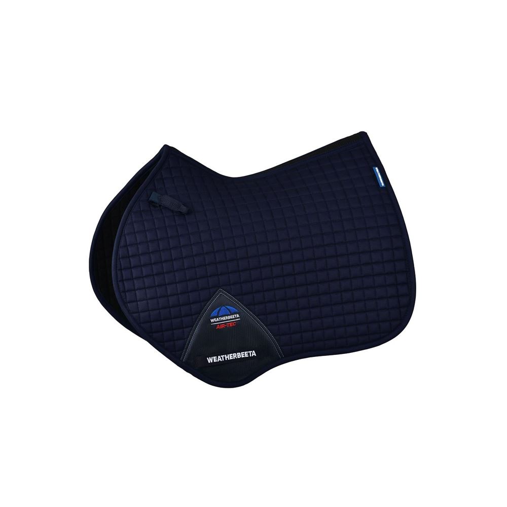 Weatherbeeta Prime Air-Tec Jump Shaped Saddle Pad (Navy)
