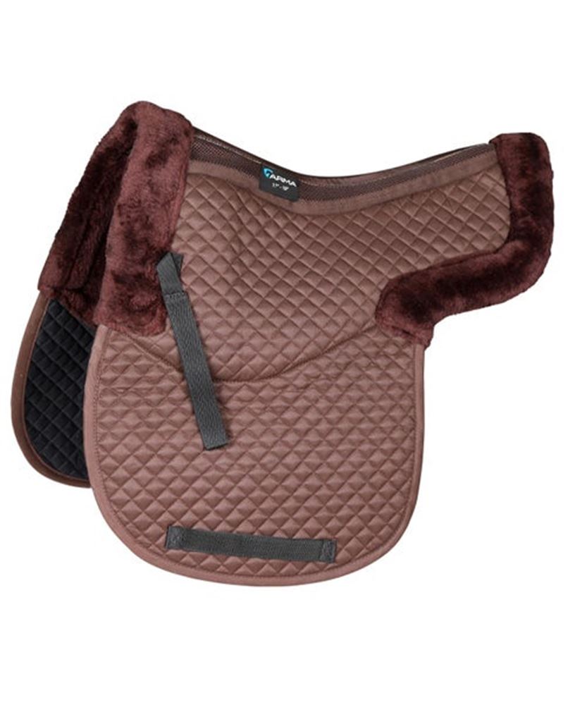 Shires ARMA Half Lined Numnah (Brown)