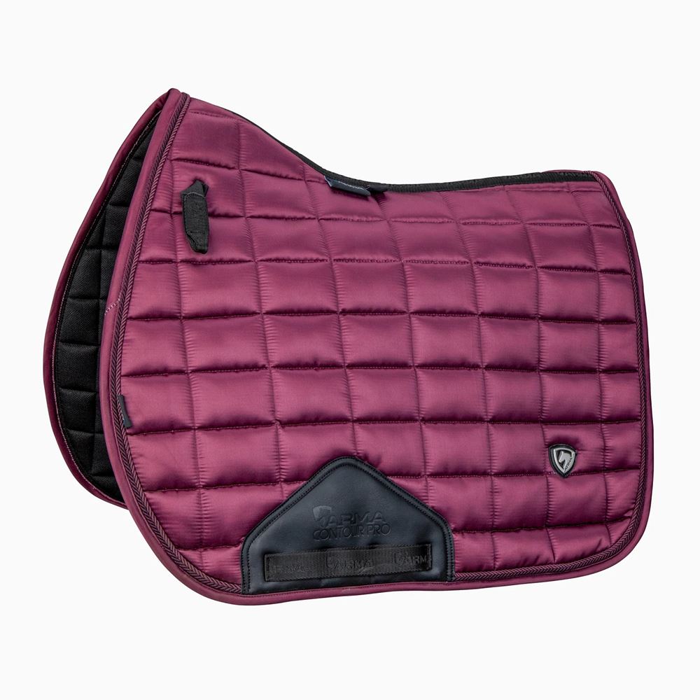 Shires ARMA Eltar Satin GP Saddlecloth (Black Cherry)