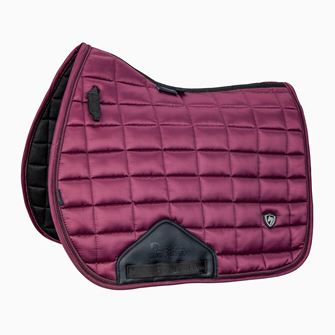 Shires ARMA Eltar Satin GP Saddlecloth (Black Cherry)