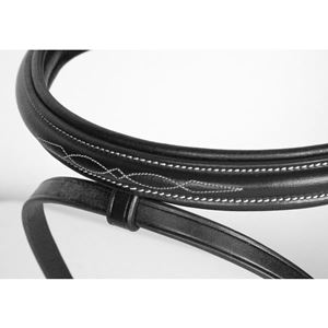 Shires Avignon Padded Raised Flash Noseband (Black)