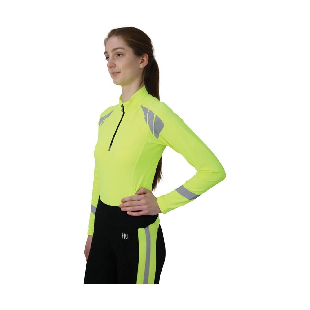 Reflector Base Layer by Hy Equestrian - Adult (Yellow)
