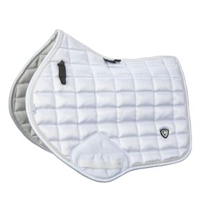 Shires ARMA Eltar Satin Jump Saddlecloth (White)