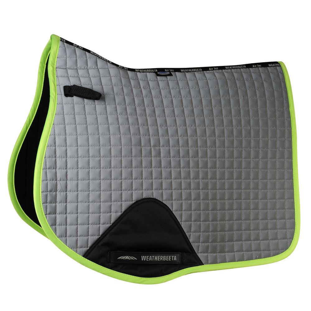 WeatherBeeta Reflective Prime All Purpose Saddle Pad (Silver/Yellow)
