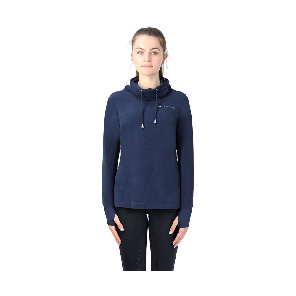 Hy Equestrian Synergy Cowl Neck Top (Navy)
