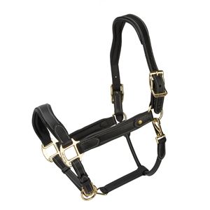 Shires Velociti Lusso Lorca Leather Headcollar (Black)