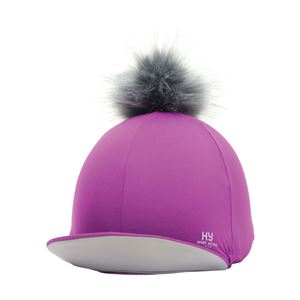 Hy Sport Active Hat Silk with Interchangeable Pom Pom (Amethyst Purple)