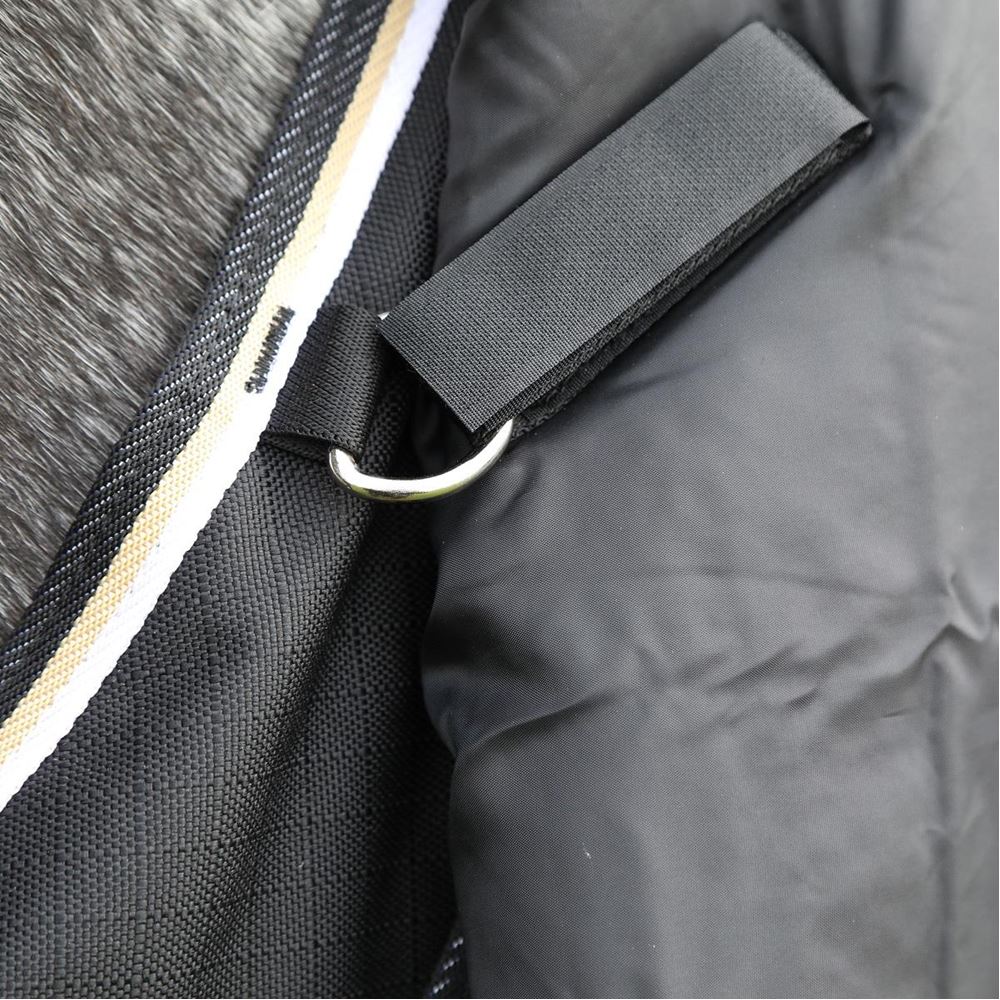 Shires Highlander Plus 200 Turnout Rug Neck Cover (Black)
