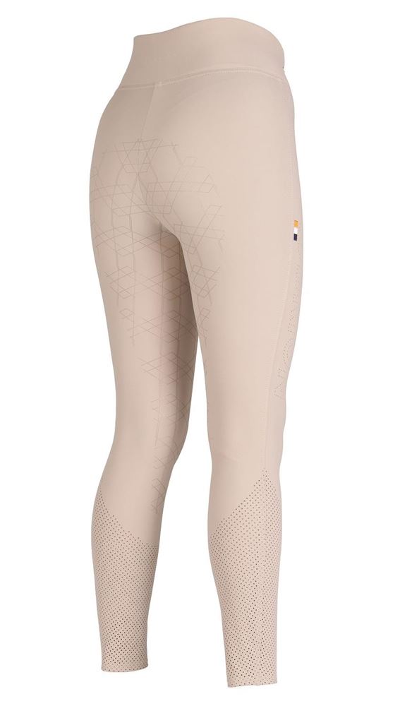 Shires Aubrion Optima Ladies Air Riding Tights (Beige)