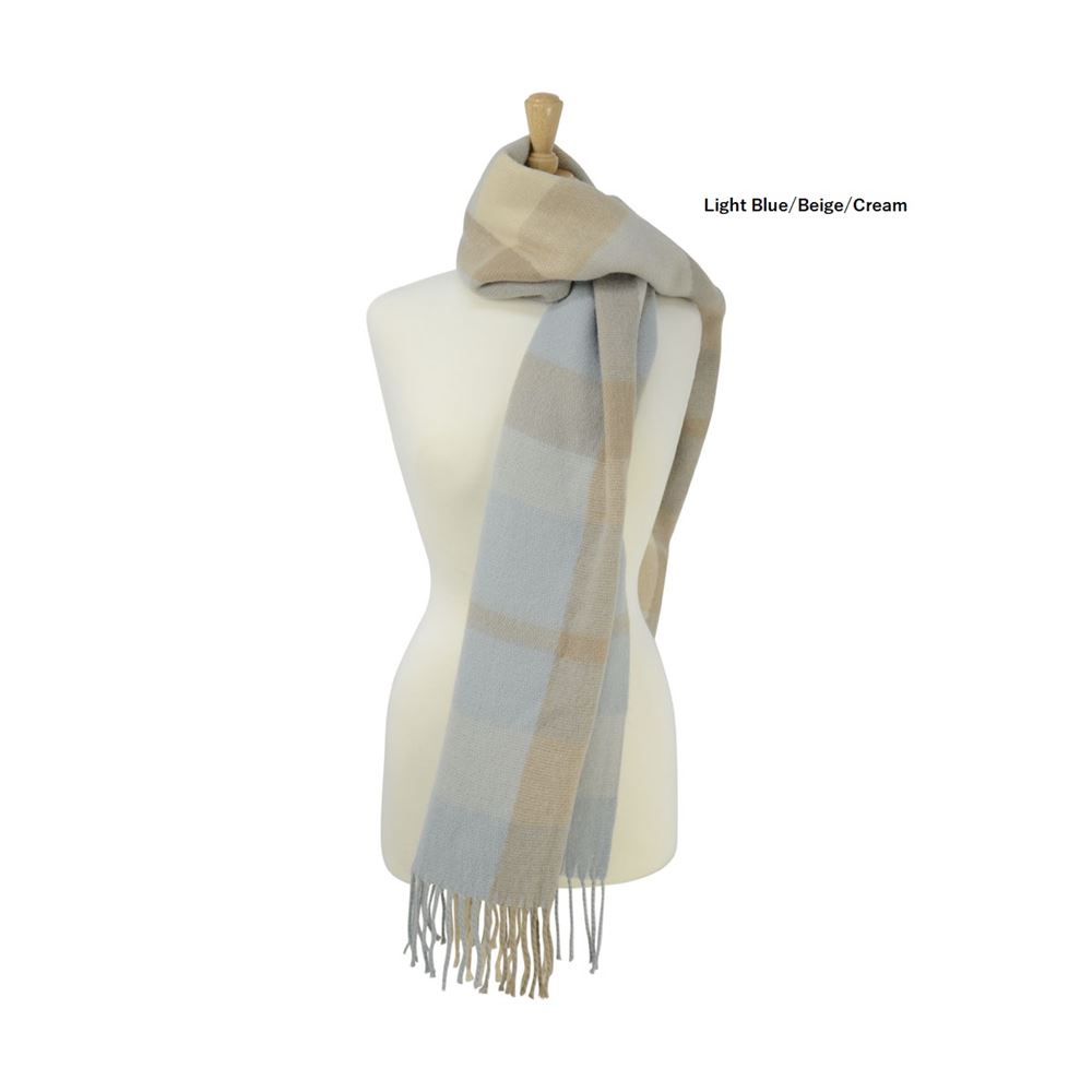 Hy Equestrian Ladies Supersoft Tartan Scarf