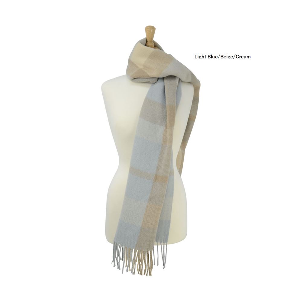 Hy Equestrian Ladies Supersoft Tartan Scarf