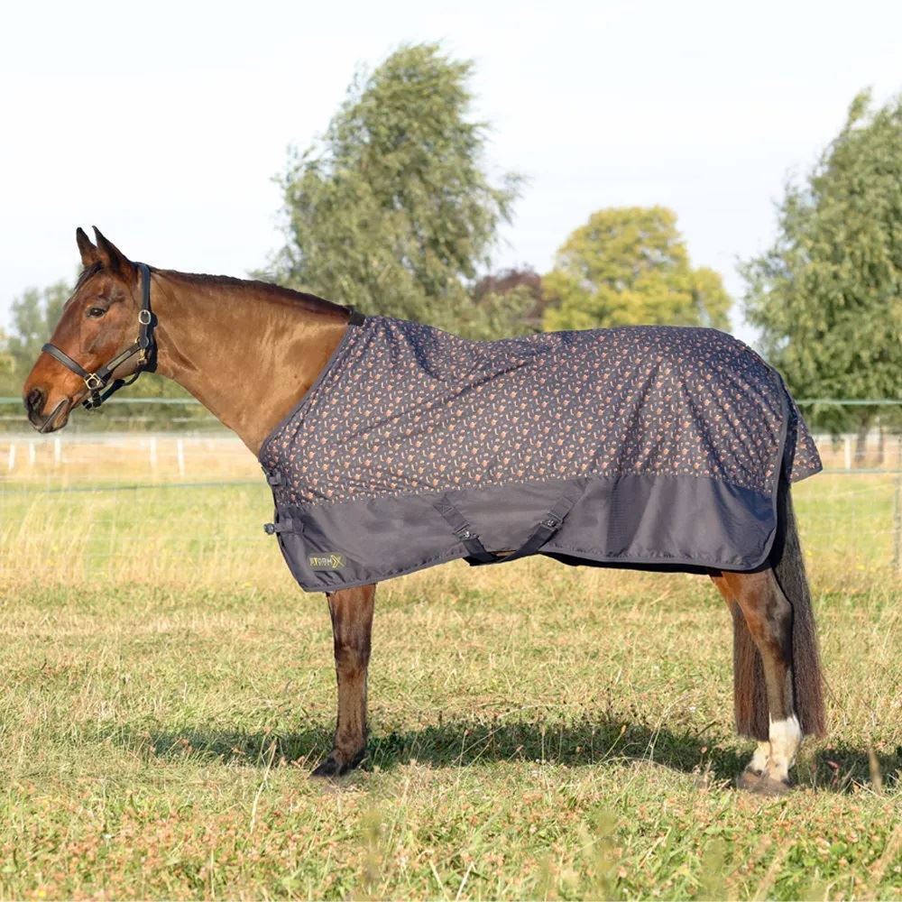 Hy Equestrian StormX Original Country 100 Turnout Rug (Navy)