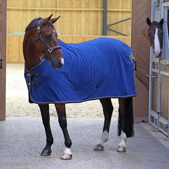 Shires Deluxe Fleece Show Rug (Navy)