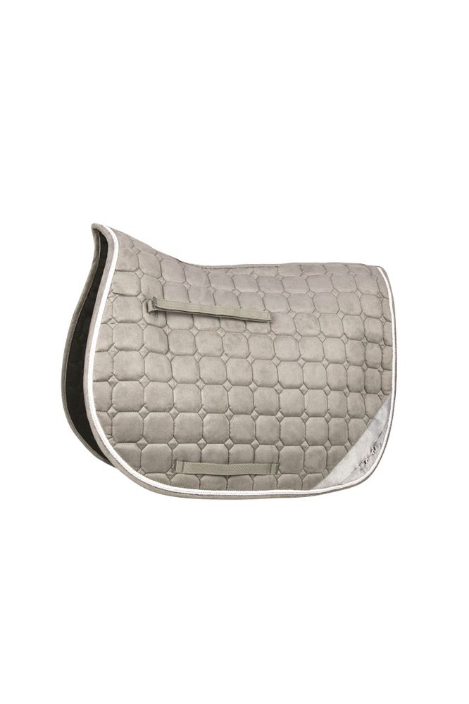 Hy Equestrian On The Bit Saddle Pad (Grey/Silver)