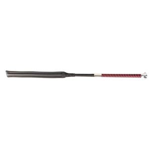 Hy Equestrian Legal Jump Bat with Braided Handle (Black/Burgundy)