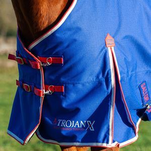 Gallop Trojan Xtra 200 Dual Turnout Rug & Neck Set (Royal Blue)
