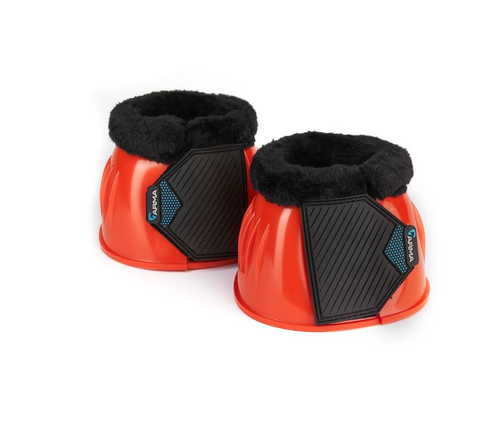 Shires ARMA Comfort Gloss Over Reach Boots (Orange)