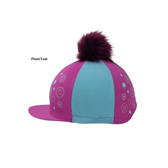 Hy Equestrian DynaMizs Ecliptic Hat Cover (Plum/Teal)