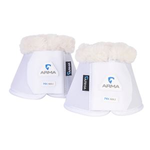 Shires ARMA NX-MAX SupaFleece Neoprene Over Reach Boots (White)