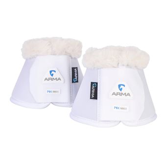 Shires ARMA NX-MAX SupaFleece Over Reach Boots (White)