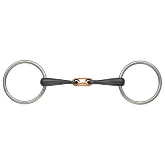 Shires Copper Lozenge Sweet Iron Snaffle