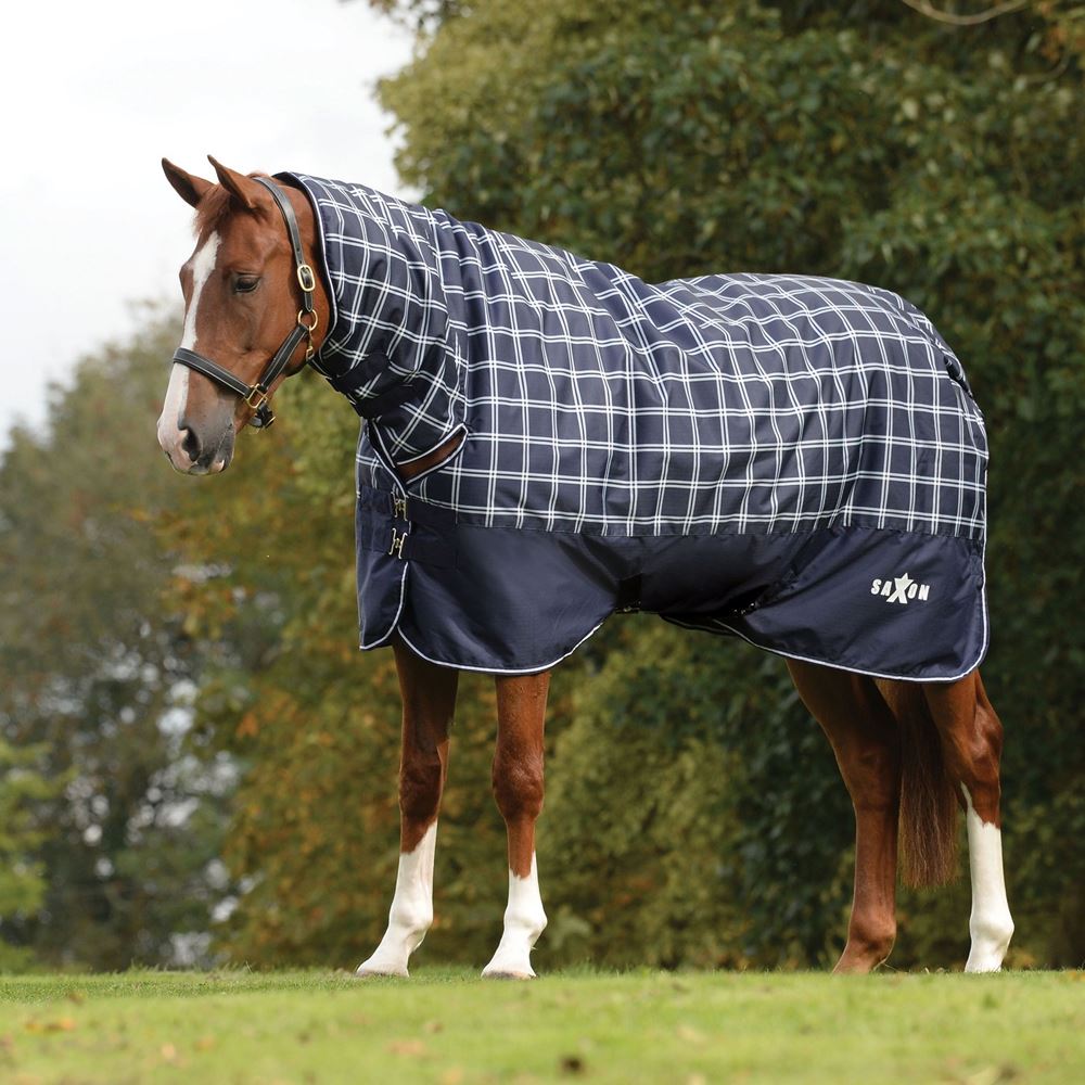 Saxon Defiant 600D Combo Medium Turnout Rug 200g