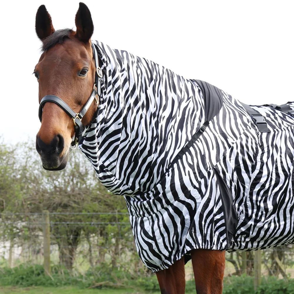 Hy Equestrian StormX Original Sweet Itch Zebra Rug
