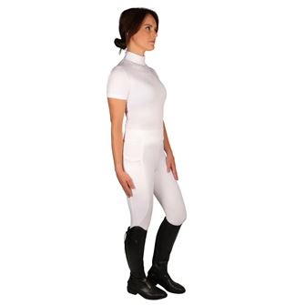 Hy Equestrian Roka Regal Ladies Riding Tights (White)