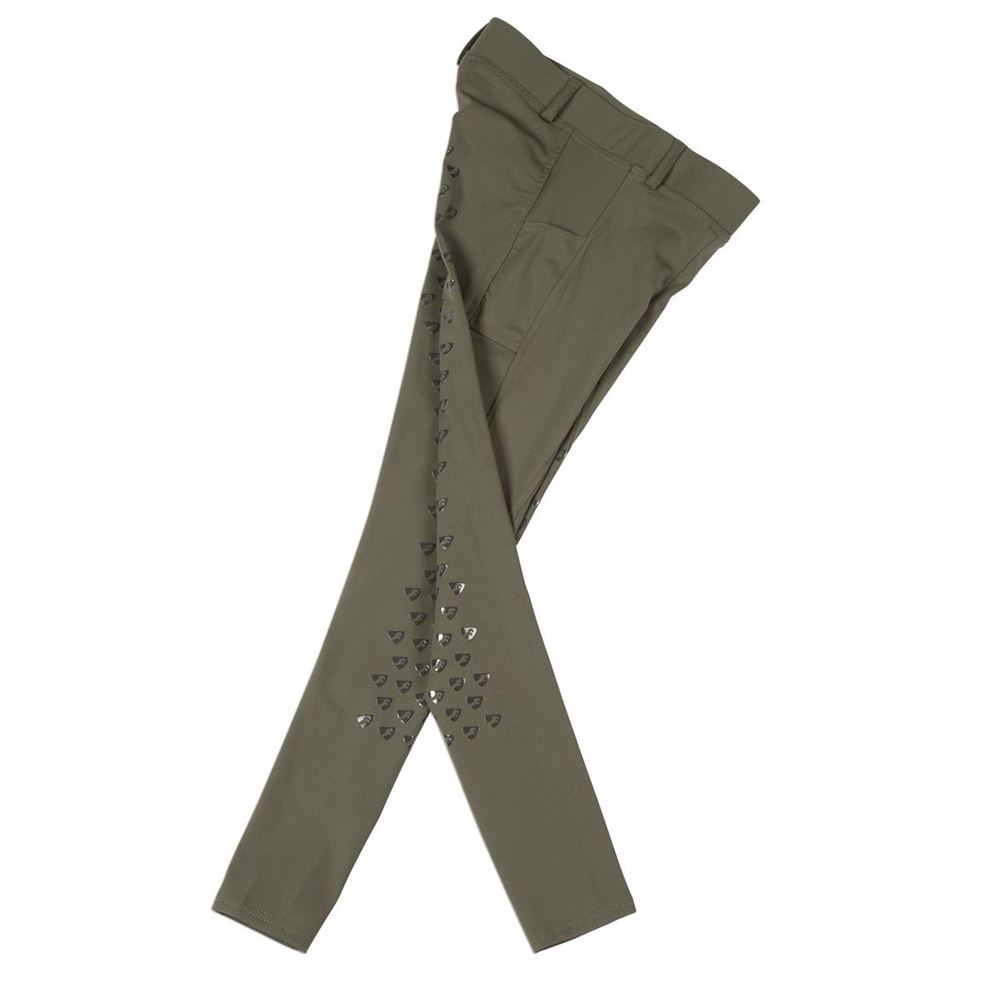 Shires Aubrion Albany Maids Riding Tights (Deep Green)