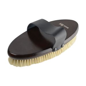 HySHINE Deluxe Body Brush with Pig Bristles
