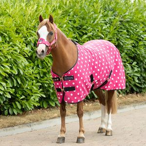 Supreme Products Dotty Fleece Rug (Paradise Pink)