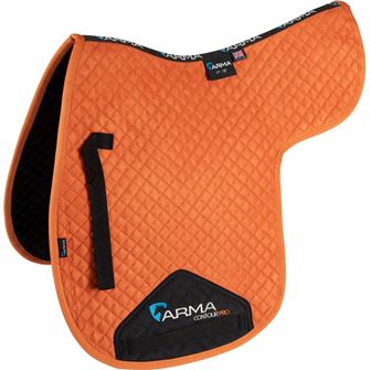 Shires ARMA Suede Numnah (Burnt Orange)