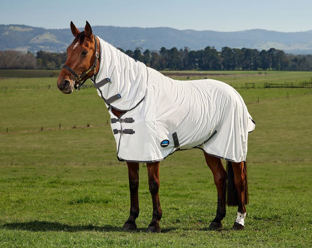 WeatherBeeta ComFiTec Tyro Fly Sheet Combo (White/Charcoal)