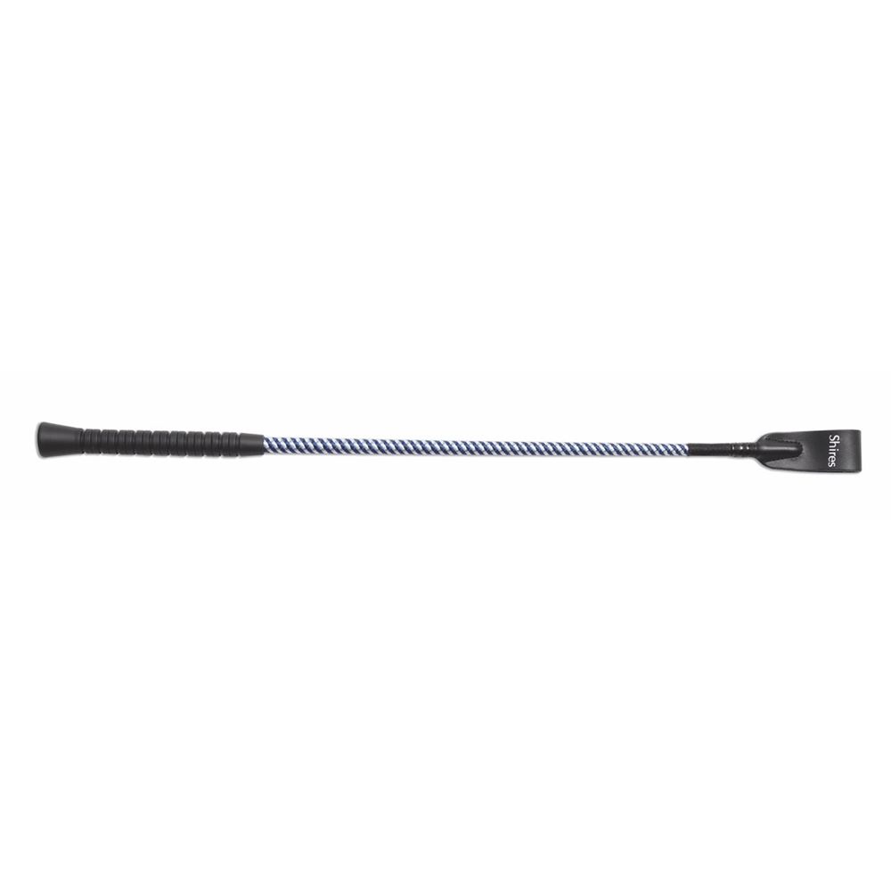 Shires Rubber Grip Whip (Navy/White)