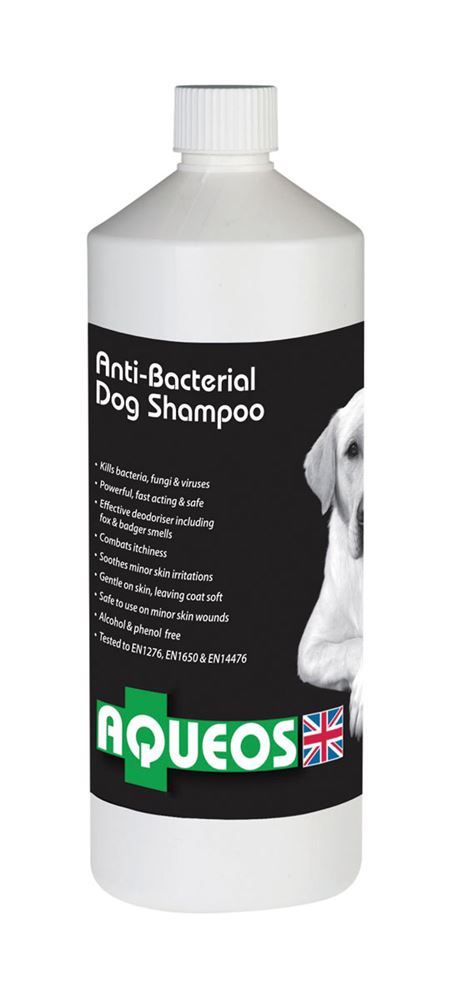 Aqueos Anti-Bacterial Dog Shampoo 1 Litre