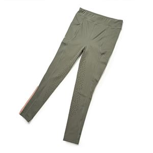 Shires Aubrion Rhythm Riding Tights - Young Rider (Olive)