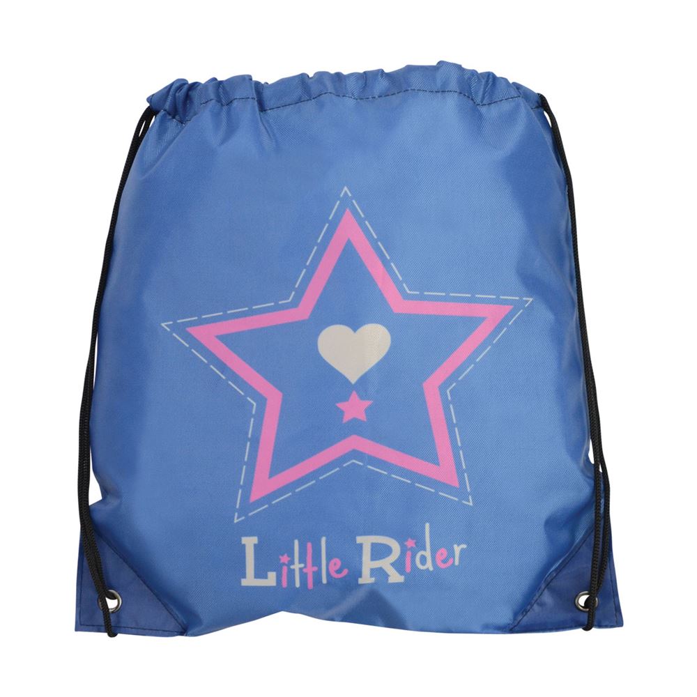 Riding Star Drawstring Bag by Little Rider (Deep Water Blue)