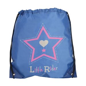 Riding Star Drawstring Bag by Little Rider (Deep Water Blue)