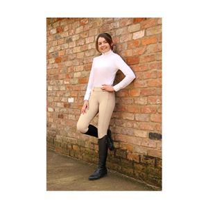 Hy Equestrian Glacial Softshell Riding Tights (Beige)
