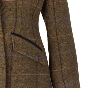 Shires Aubrion Saratoga Jacket - Young Rider (Oak Brown Check)