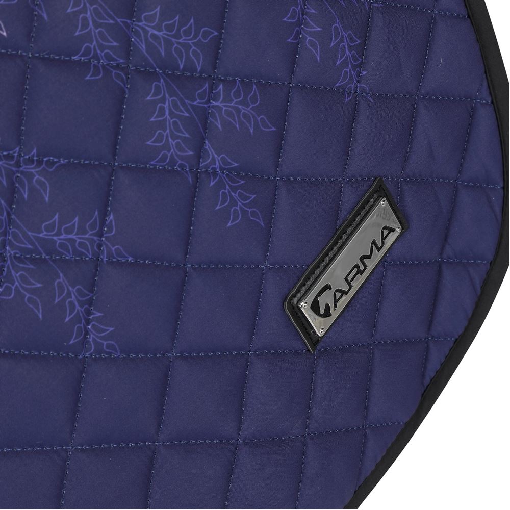 *barcodes* Shires ARMA Sport XC Saddlecloth (Lavender Leaf)