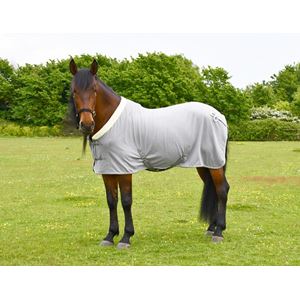 Rhinegold Show Fleece With Fur Collar (Grey)
